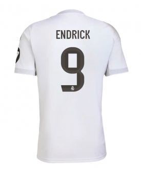 Real Madrid Endrick #9 Maglia Gara Casa Repliche 2025-26 Maniche Corte